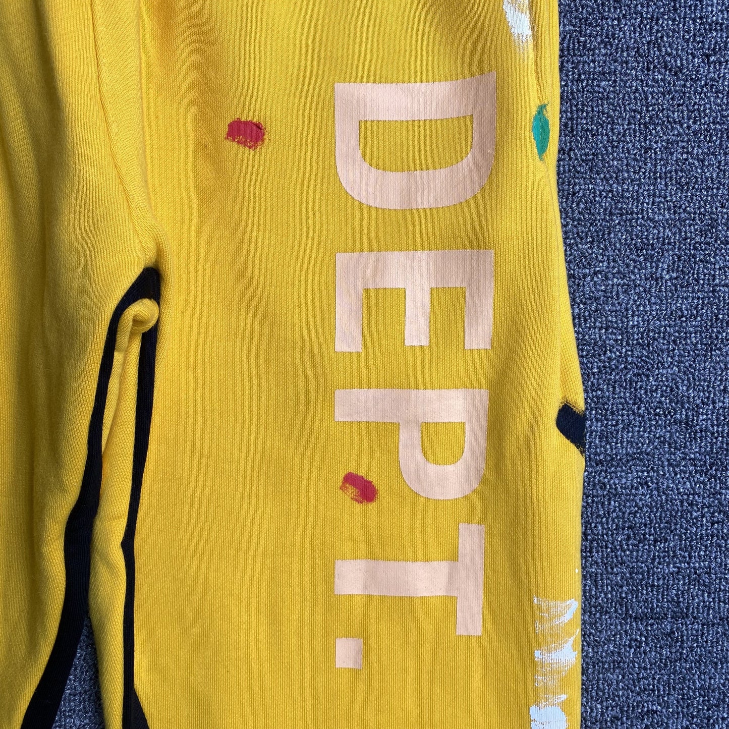 Gallery Dept Painted Sweatpants Yellow