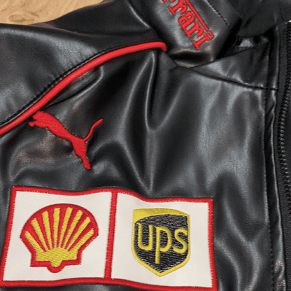 FERRARI F1 LEATHER JACKET