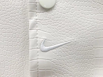 Supreme Nike Leather Varsity Jacket White