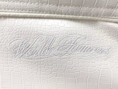 Supreme Nike Leather Varsity Jacket White