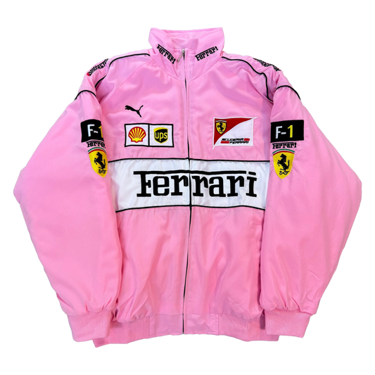 PINK FERRARI F1 VINTAGE JACKET