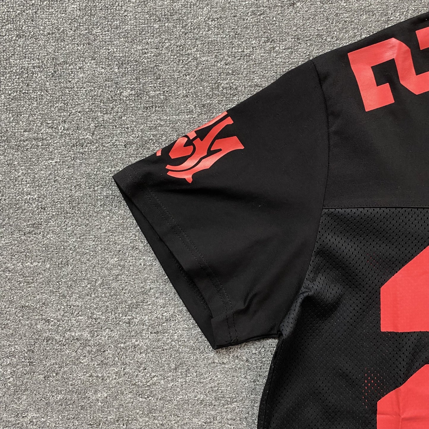 Amiri 22 Football Jersey Tee Black