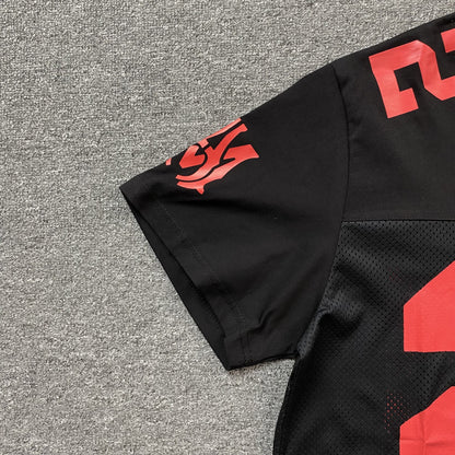 Amiri 22 Football Jersey Tee Black