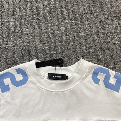 Amiri 22 Football Jersey Tee White