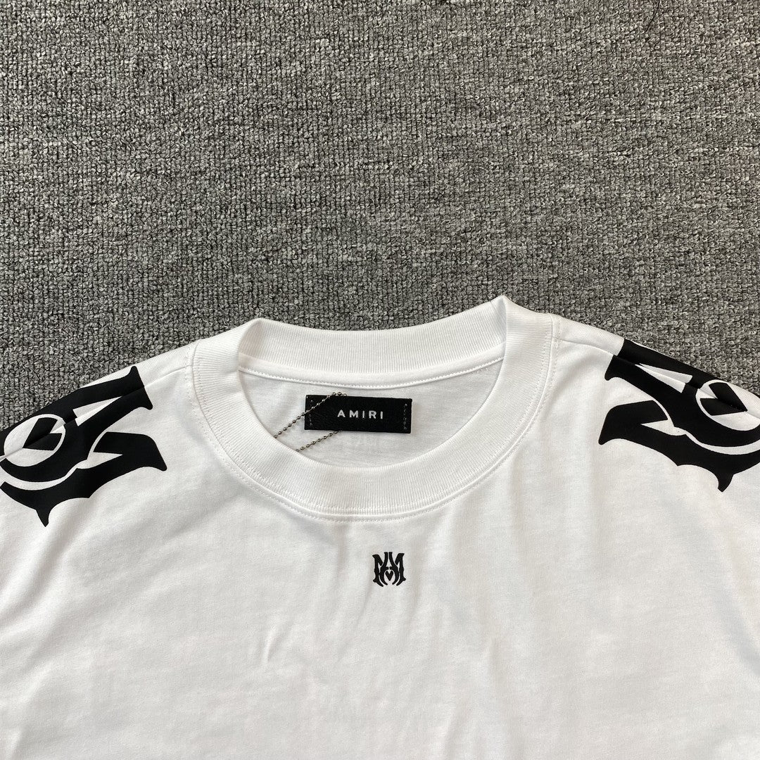 Amiri 22 Football Jersey Tee White