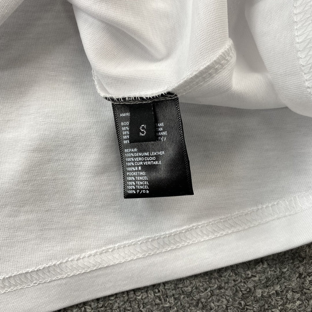 Amiri 22 Football Jersey Tee White