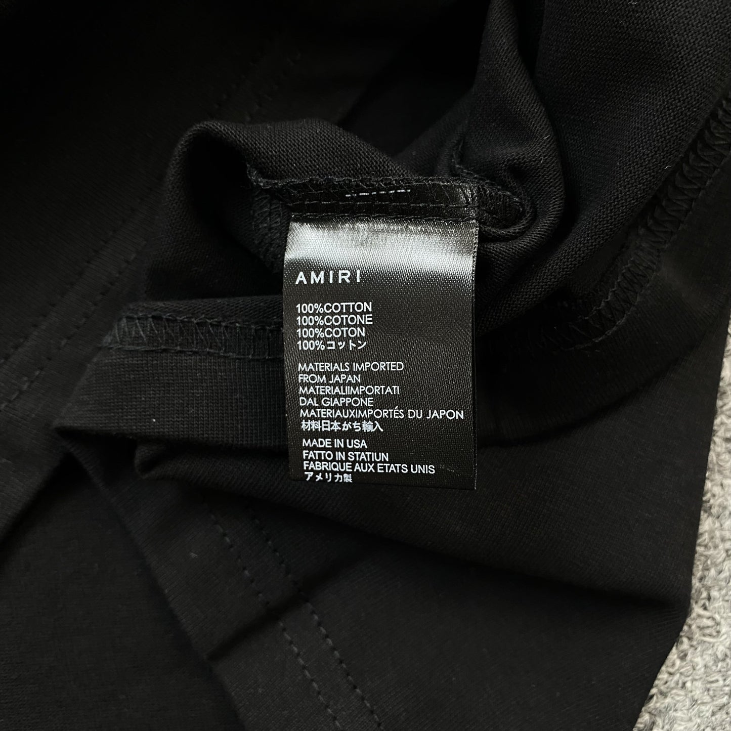 Amiri 22 Skater Tee Black
