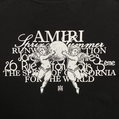 Amiri Angels Tee Black