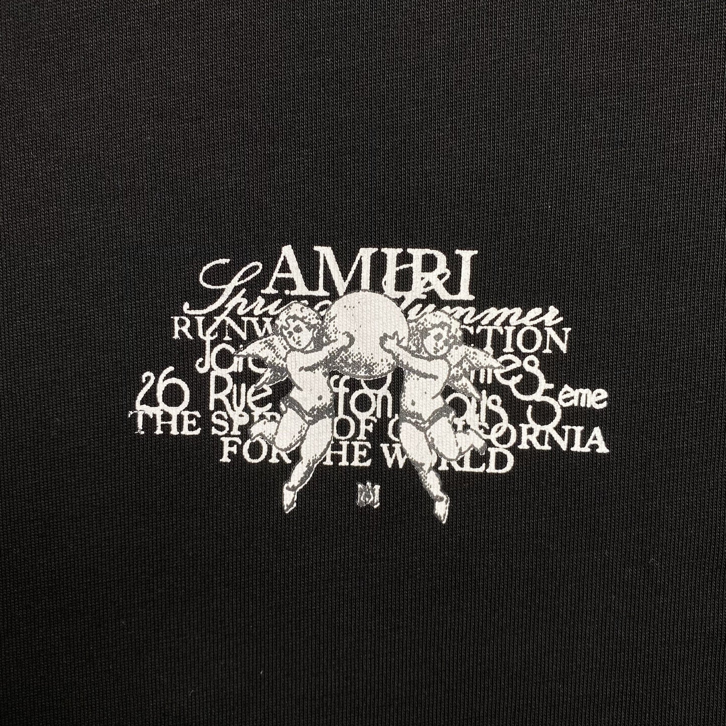 Amiri Angels Tee Black