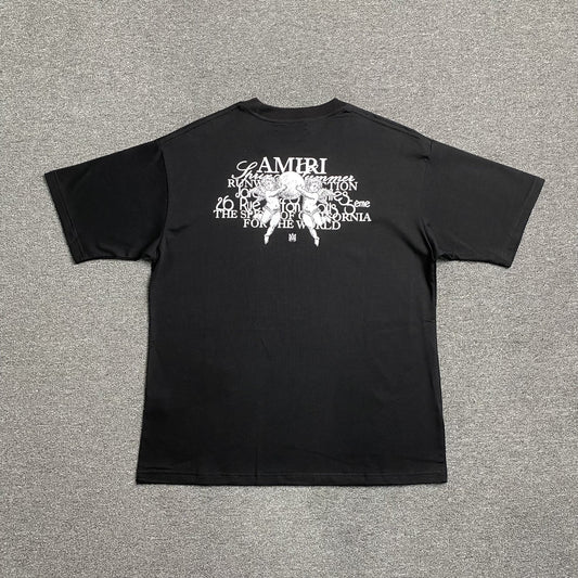Amiri Angels Tee Black