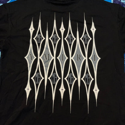 Amiri Argyle Tee Black