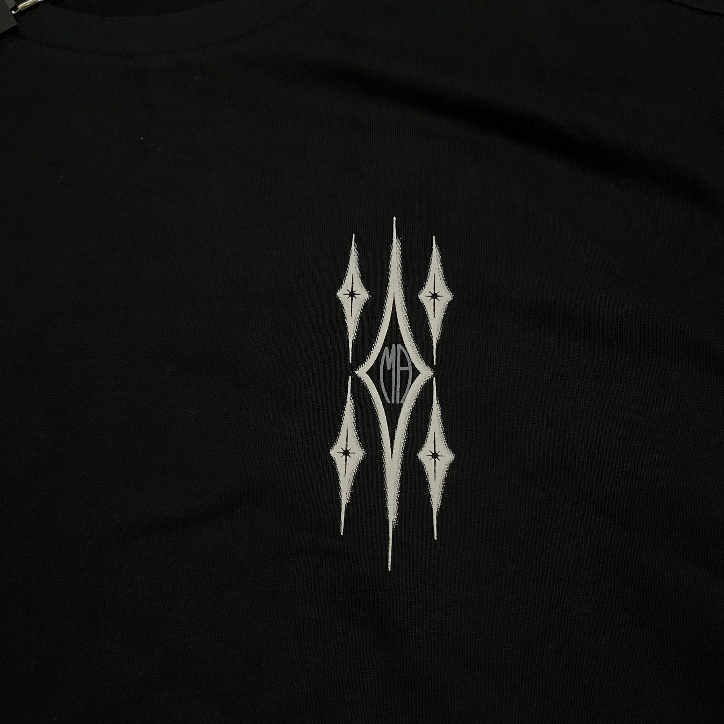 Amiri Argyle Tee Black
