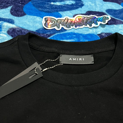 Amiri Argyle Tee Black