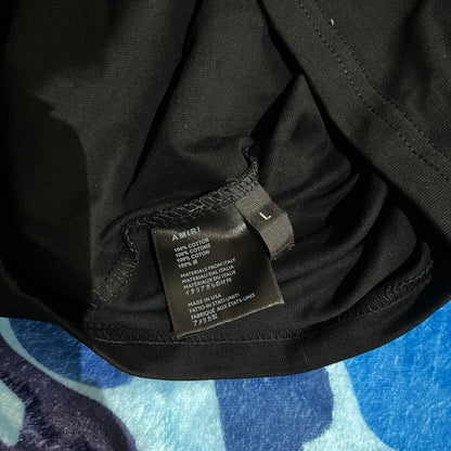 Amiri Argyle Tee Black