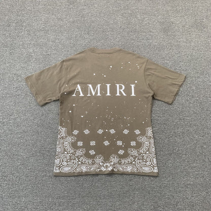 Amiri Bandana Bleach Ma Tee Beige