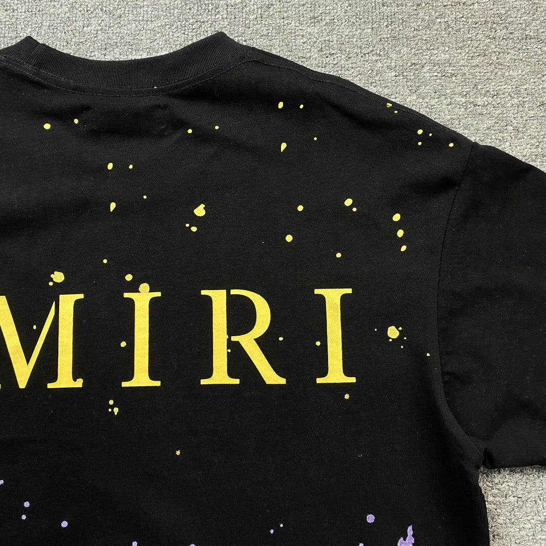 Amiri Bandana Bleach Ma Tee Black