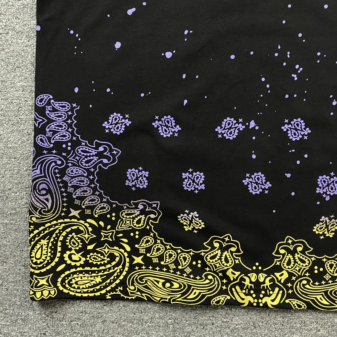 Amiri Bandana Bleach Ma Tee Black