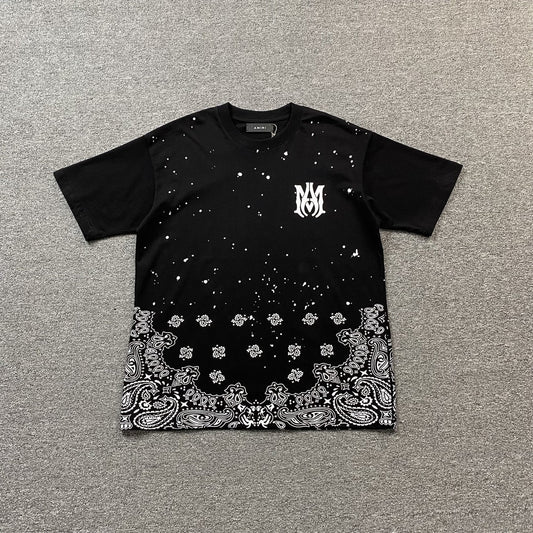 Amiri Bandana Bleach Ma Tee Black