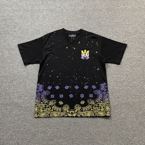 Amiri Bandana Bleach Ma Tee Black