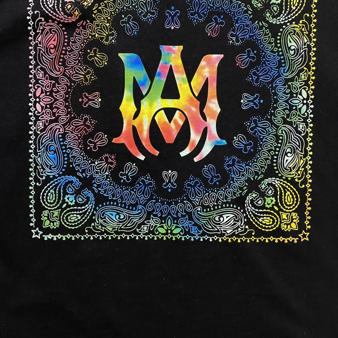 Amiri Bandana Print Tee Black