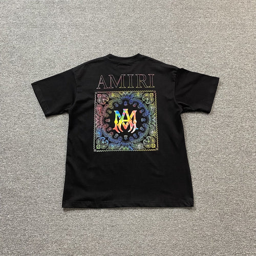 Amiri Bandana Print Tee Black