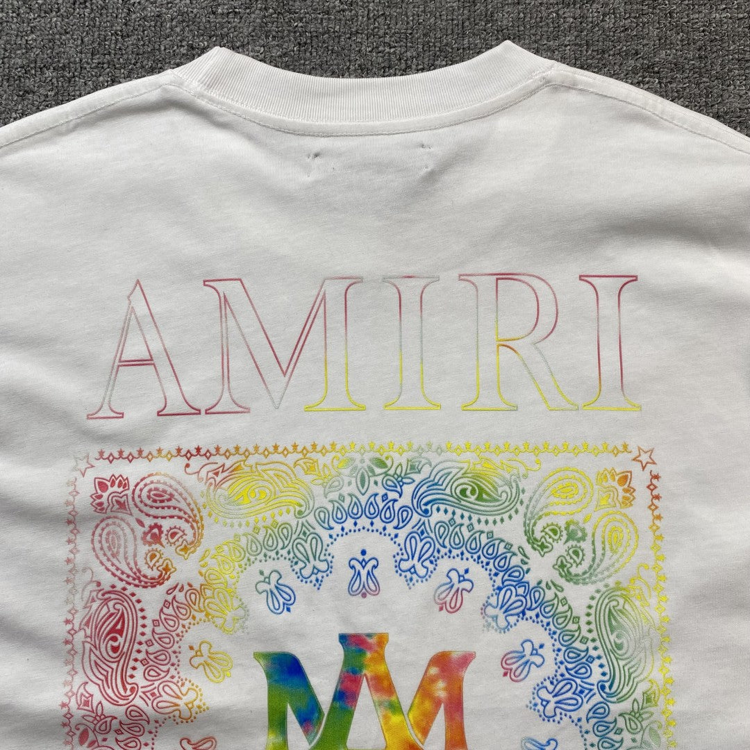 Amiri Bandana Print Tee White