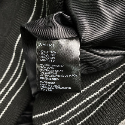 Amiri Bones Bomber Jacket Black