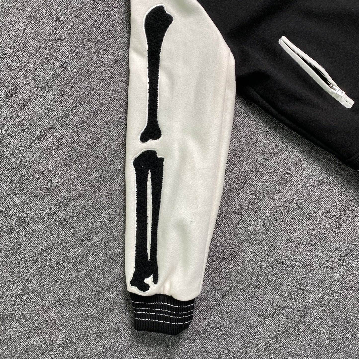 Amiri Bones Bomber Jacket Black