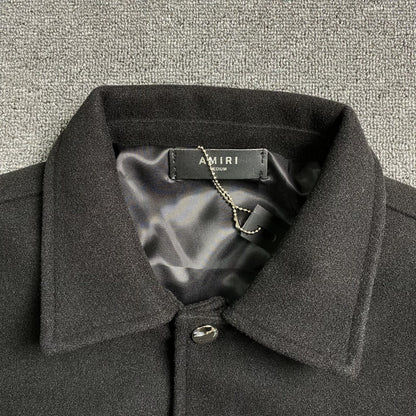 Amiri Bones Bomber Jacket Black