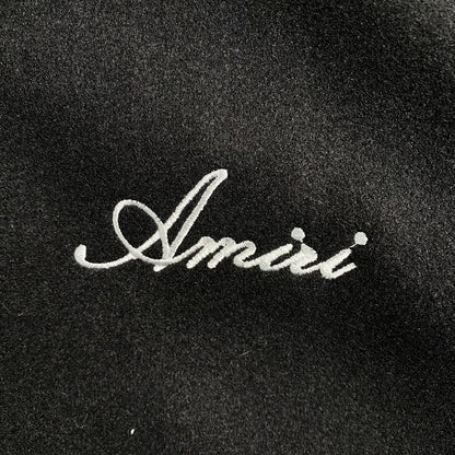 Amiri Bones Bomber Jacket Black Blue