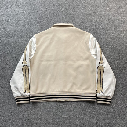 Amiri Bones Bomber Jacket Neutral