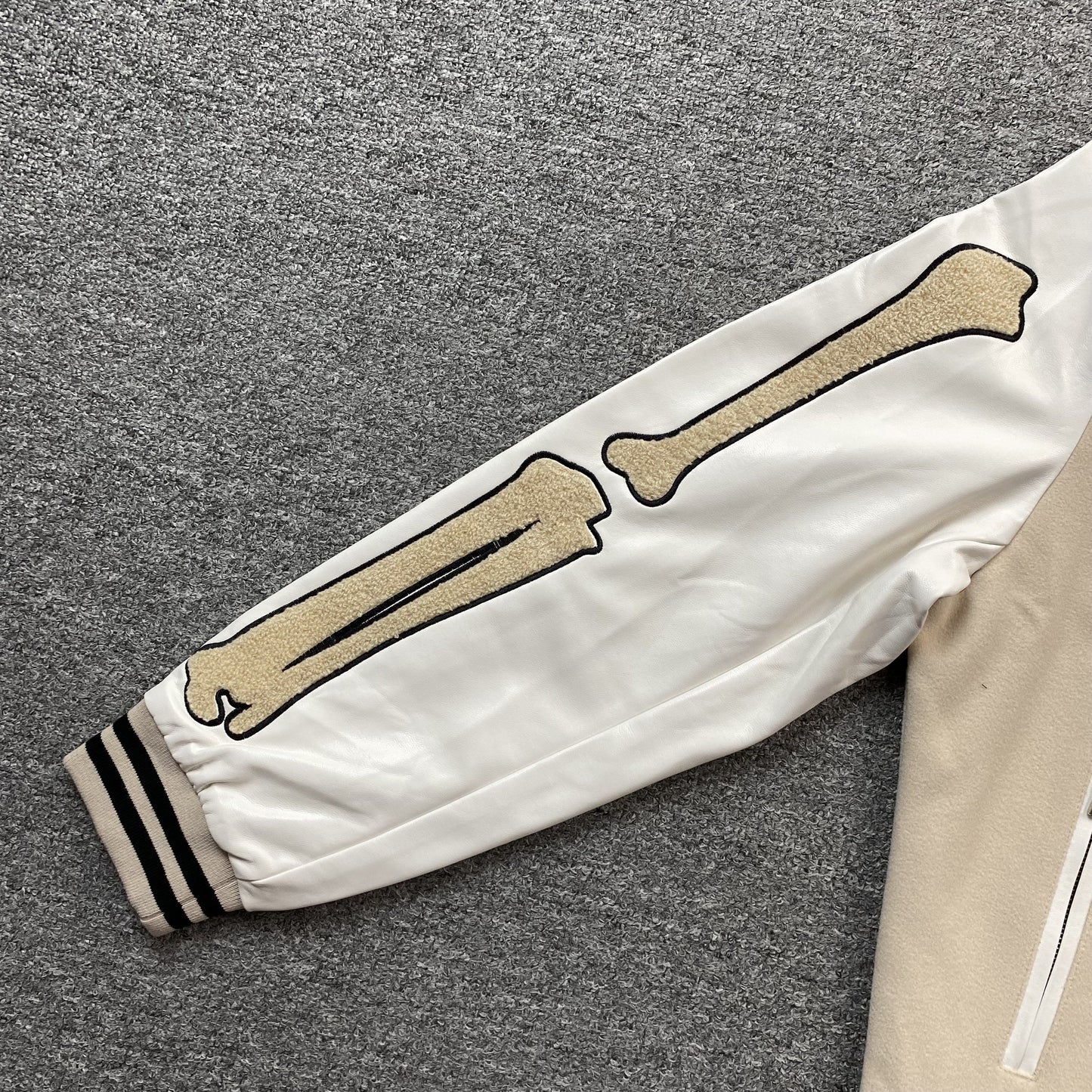 Amiri Bones Bomber Jacket Neutral