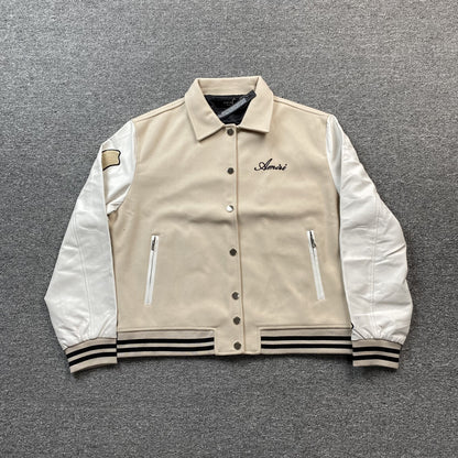 Amiri Bones Bomber Jacket Neutral