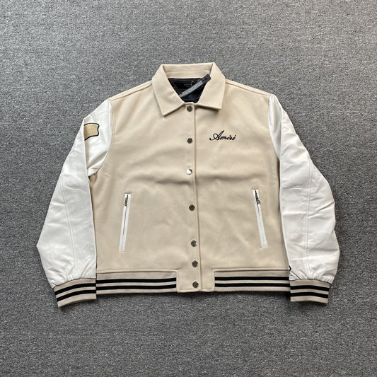 Amiri Bones Bomber Jacket Neutral
