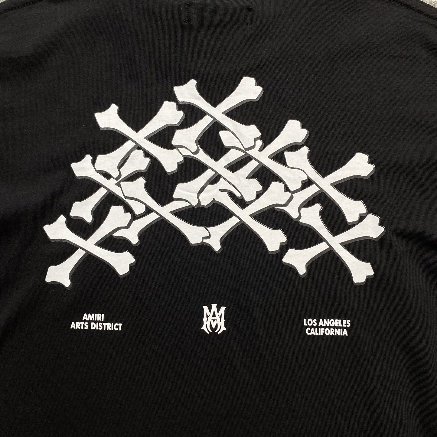 Amiri Bones Tee Black