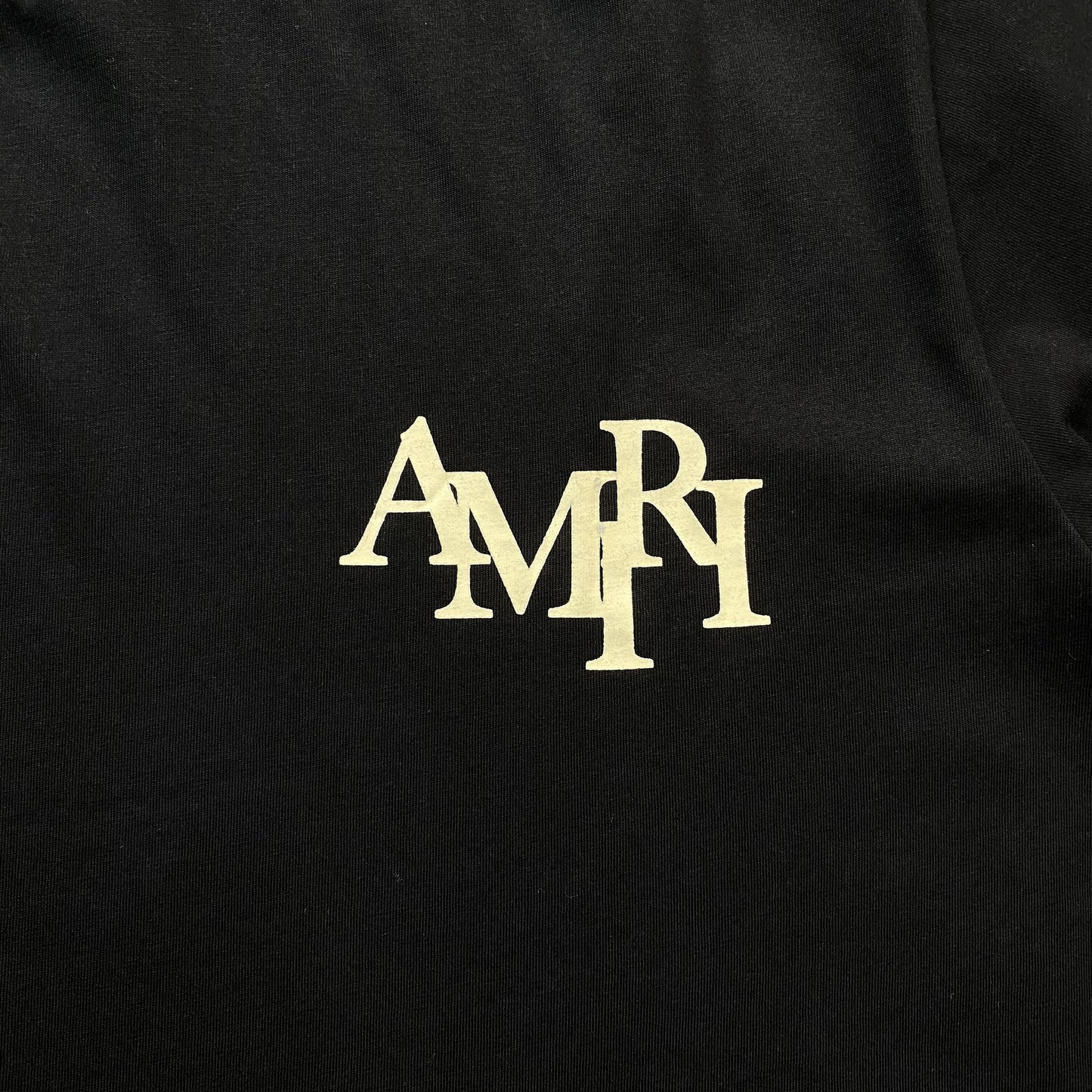 Amiri Champagne Cristal Tee Black