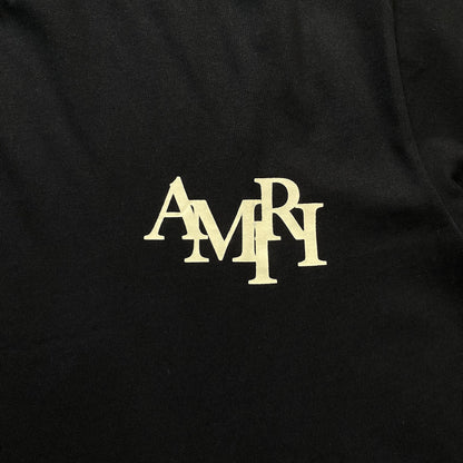 Amiri Champagne Cristal Tee Black