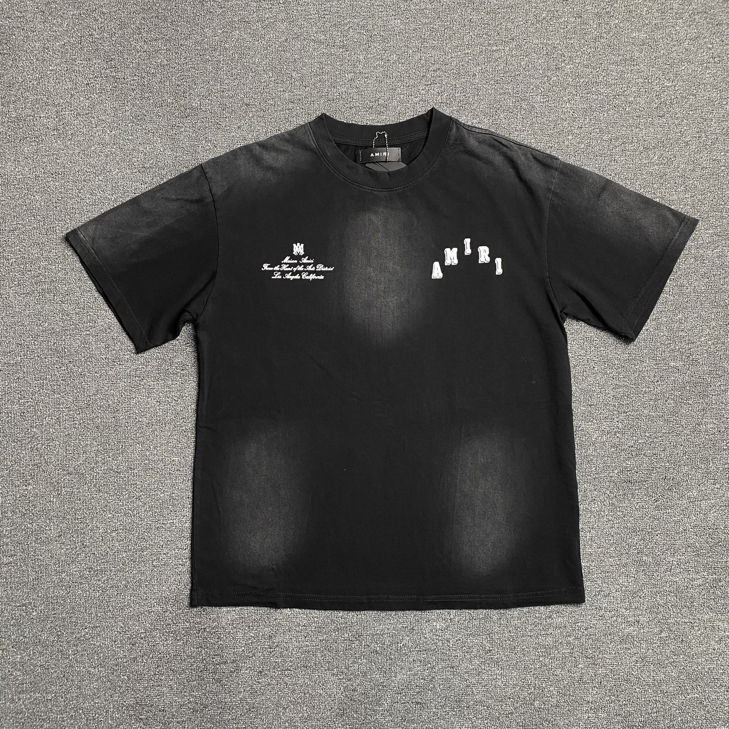 Amiri Collegiate Tee Black