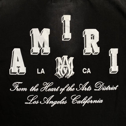 Amiri Collegiate Tee Black