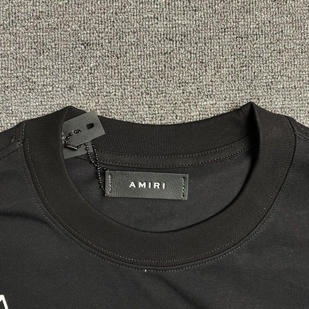 Amiri Collegiate Tee Black