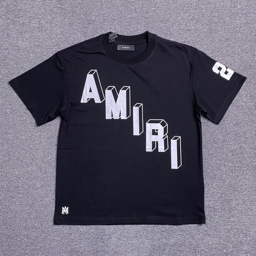 Amiri Collegiate Tee Black