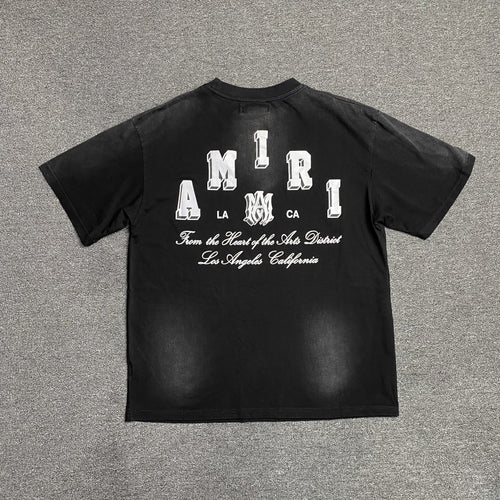 Amiri Collegiate Tee Black
