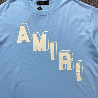 Amiri Collegiate Tee Blue