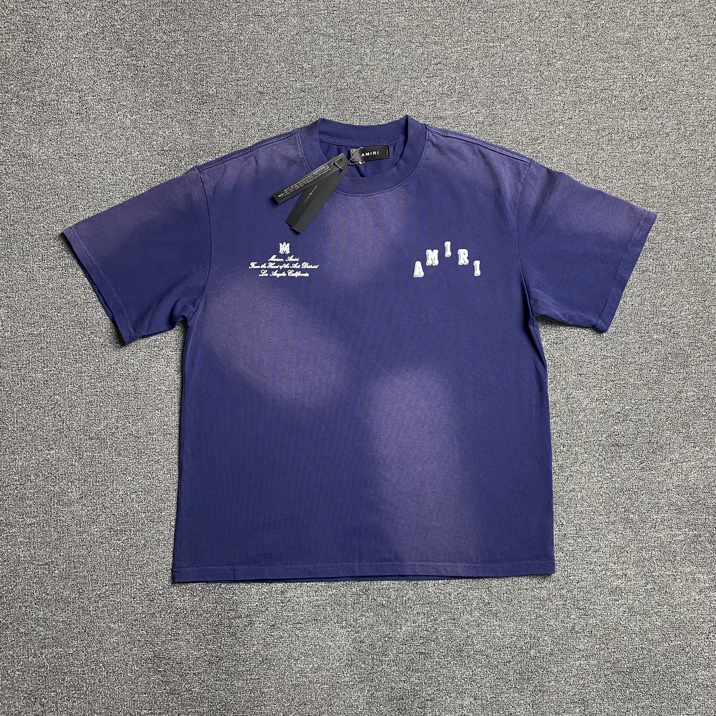 Amiri Collegiate Tee Blue