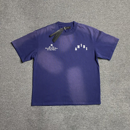Amiri Collegiate Tee Blue