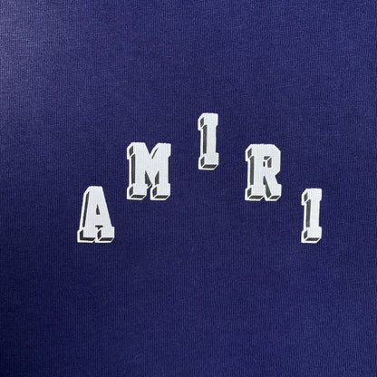 Amiri Collegiate Tee Blue