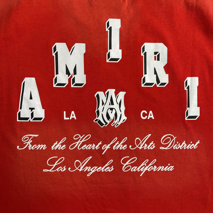Amiri Collegiate Tee Red