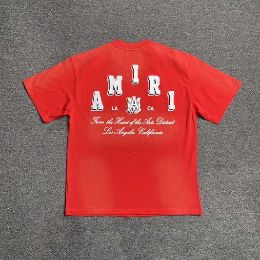 Amiri Collegiate Tee Red