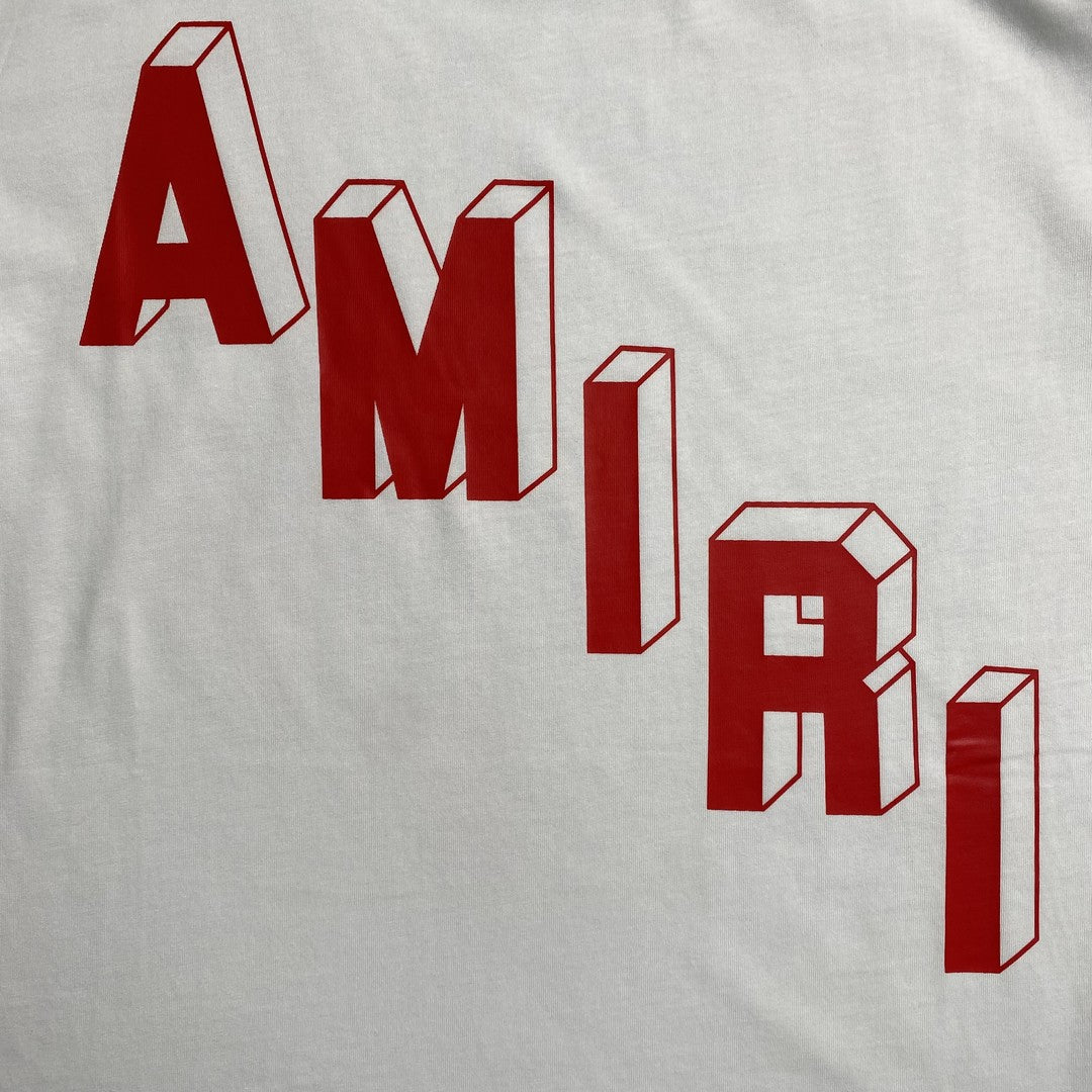 Amiri Collegiate Tee White