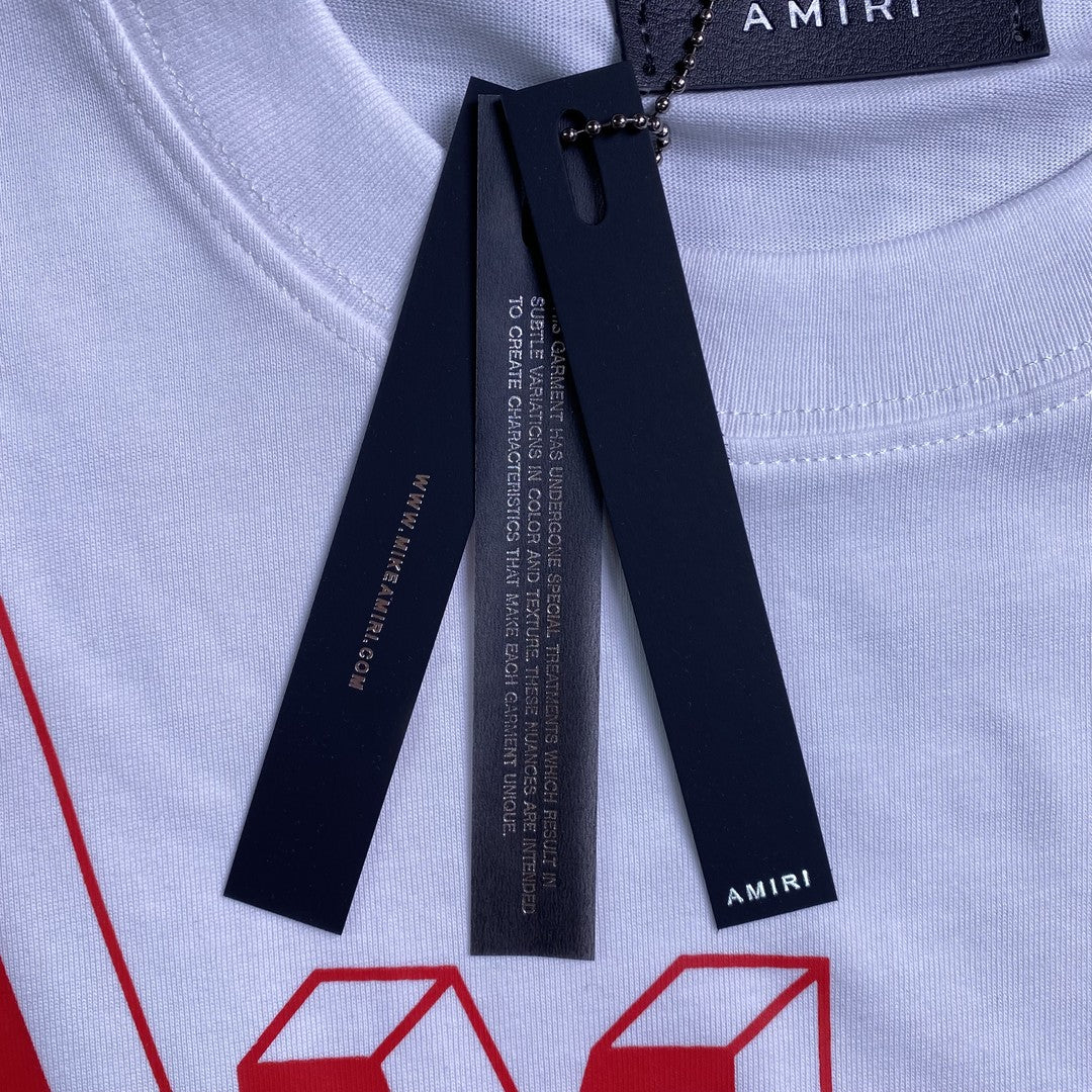 Amiri Collegiate Tee White